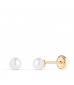 Orecchini oro perla Mariela 4 mm 18 carati