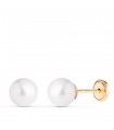Orecchini oro perla Mariela 7 mm 18 carati