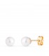 Pendientes bola perla Mariela Oro 18K 5mm