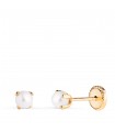 Orecchini Marianela Perla 3mm 18 Kt
