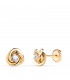 Pendientes nudo Céline Oro amarillo 18 K 7 mm