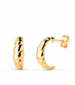 Orecchini Croissant oro 18 carati