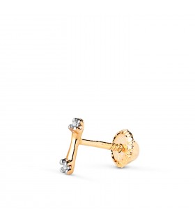Piercing orecchio Éclat Oro giallo 18kt, orecchini donna, piercing oro