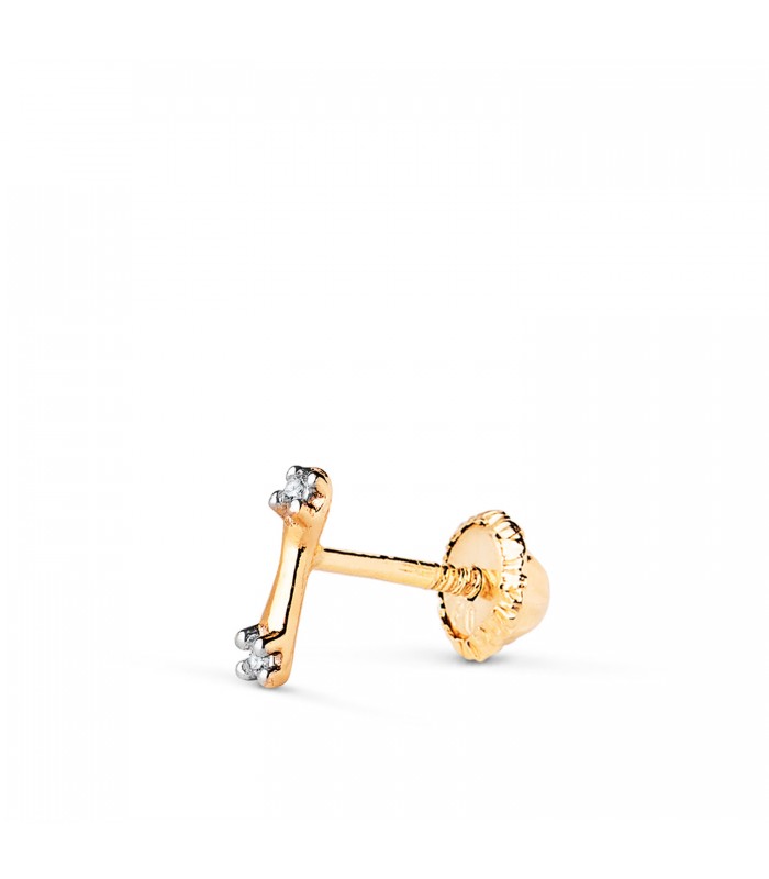 Piercing orecchio Éclat Oro giallo 18kt, orecchini donna, piercing oro