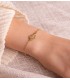 Bracelet femme or 750 Vierge du Rocío. Alda Joyeros, bijouterie en ligne.