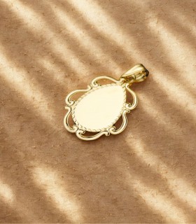 Medaglie religiose per battesimo e Comunione, oro 18KT