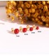 Boucles d'oreilles enfant corail Marianela or 18K 5mm