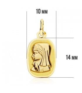 Anhänger 750er Gold Jungfrau Maria 16481