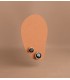 Pendientes Hombre Turin Negro oro 18k 8,5mm, piercing oreja hombre piedra negra, ónix