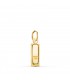 Colgante Lingote oro amarillo 18K 15mm, colgantes hombre y mujer