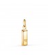 Colgantes mujer y hombre, Colgante Lingote oro amarillo 18K 15mm