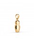 Pendentif porte-bonheur Hibou or jaune 18K, cadeau diplôme bijoux femme et homme.