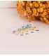 Pendiente oro amarillo Marianela 5MM 18 Ktes, joyas para niñas