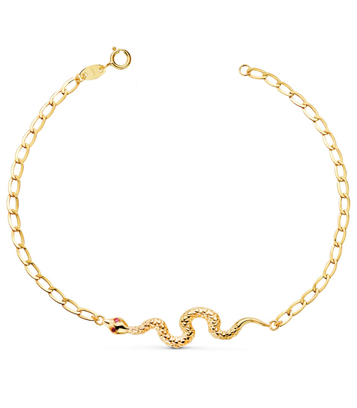 Pulsera mujer Oro 18K Serpiente