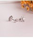 Pendientes Elanor Diamantes 1.00 quilate Oro blanco 18K, para novia y boda