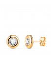 Boucles d'oreilles puces 7mm Dortmund Or 18K