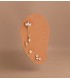 Piercing oreille OR 750, bijou femme - Site de bijoux online