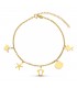 Fußkette Gold 750 Sea Charms