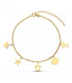 Cavigliera in oro 18Kt Sea Charms