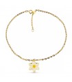Cavigliera in oro 18Kt margherita