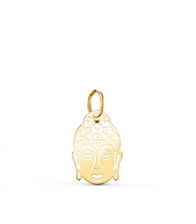 Pendentif Bouddha Or jaune 18K 16mm