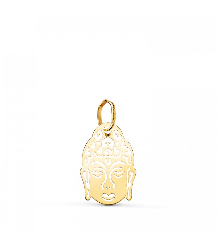 Pendentif Bouddha Or jaune 18K 16mm, bijoux et porte-bonheur
