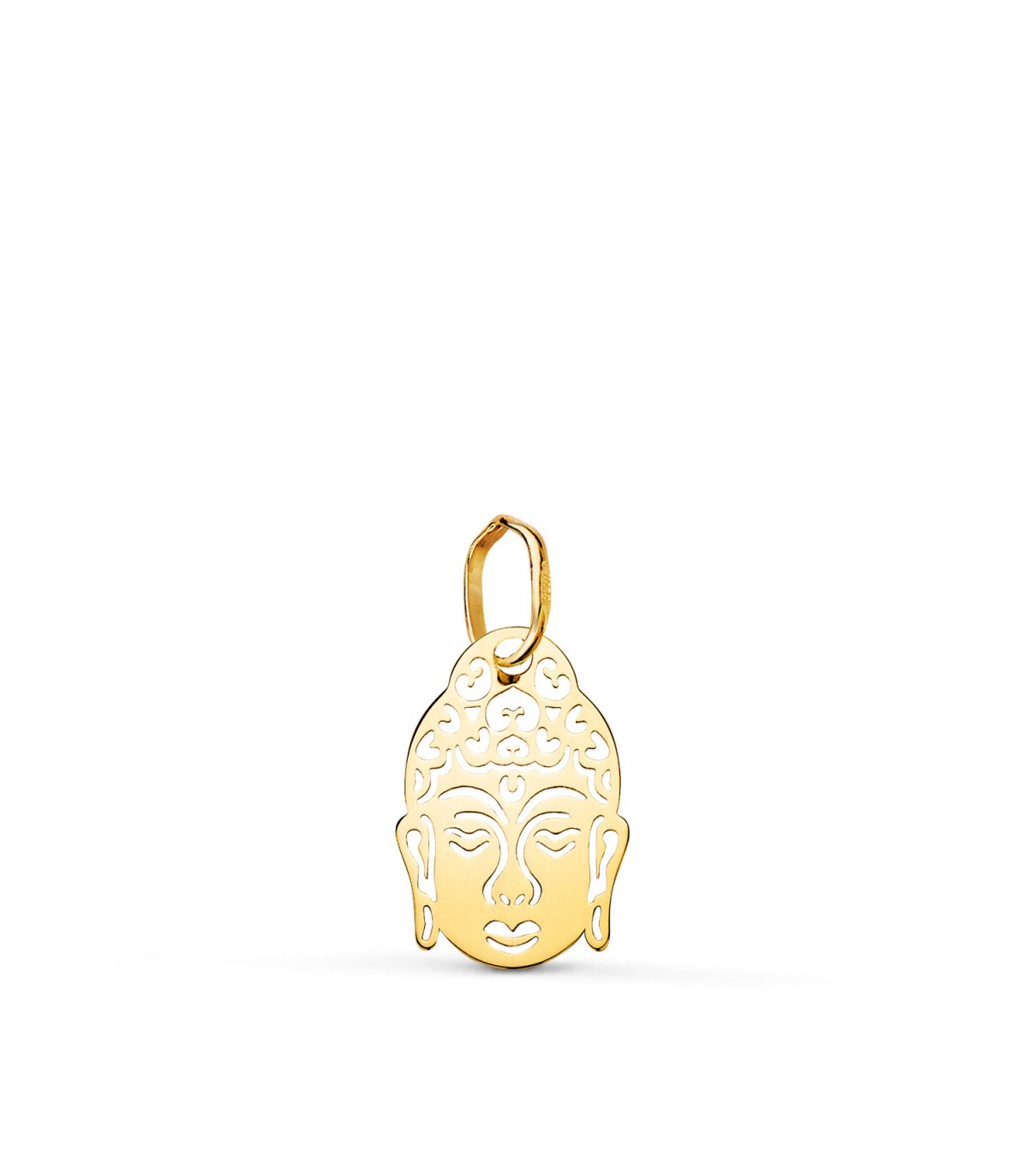Pendentif Bouddha Or jaune 18K 14mm, bijoux et porte-bonheur