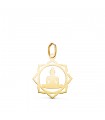 Pendentif Bouddha Mandala Or jaune 18K