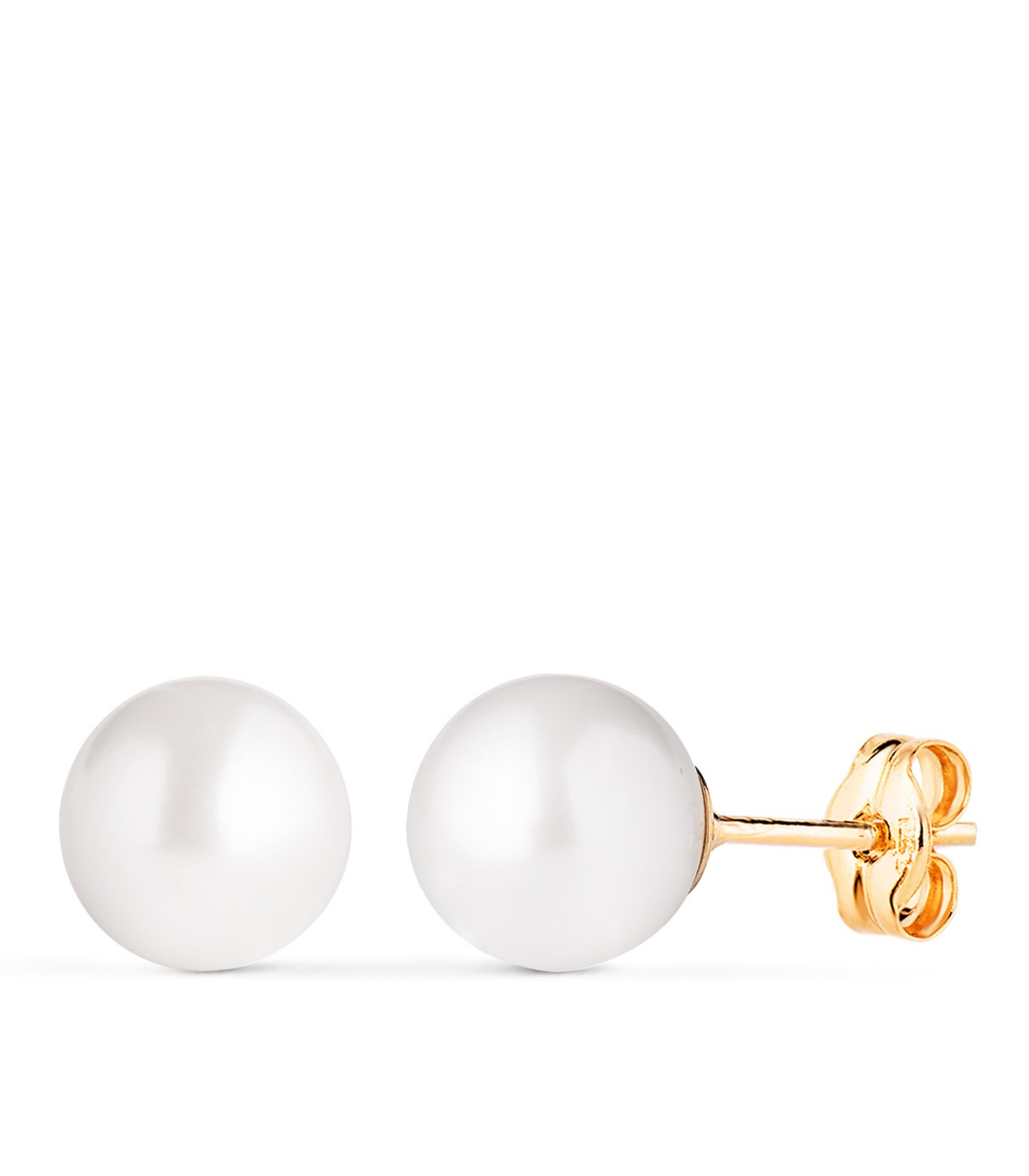 Pendientes Solène Perla Cultivada 8mm 18K regalo niña madre