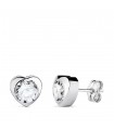 Orecchini Africa 7.5mm Oro bianco 750