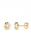 Ohrstecker 750er Gelbgold Blume N5972-3AT