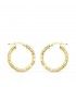 Créoles Facettés Or Jaune 18 K 20 MM