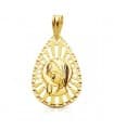 Anhänger 750er Gold Jungfrau Maria 16643