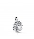Colgante Idril Oro blanco 18K Diamantes, Collares diamantes mujer.