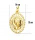 Médaille Vierge ajourée 18 K 19mm