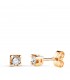 Boucles d'oreilles Diamants Denise 0.200 Ct. Or jaune 18K, bijoux femme