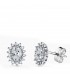 Orecchini Jasmin Diamanti Oro bianco 18Kt, gioielli donna