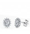 Diamant Ohrstecker Jasmin 750 Weißgold