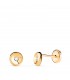 Boucles d'oreilles puces Noura Or 750 5 mm, clous d'oreilles bébé