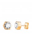 Orecchini Lara oro giallo 18Kt 7mm
