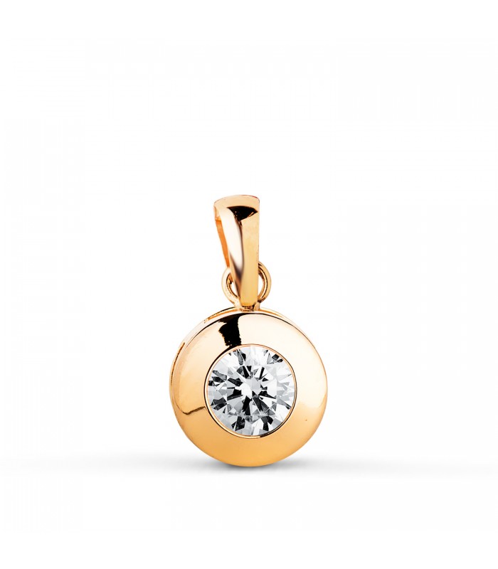 Ciondolo punto luce Mercedes 8,5 mm 18 kt, Gioielli donna online