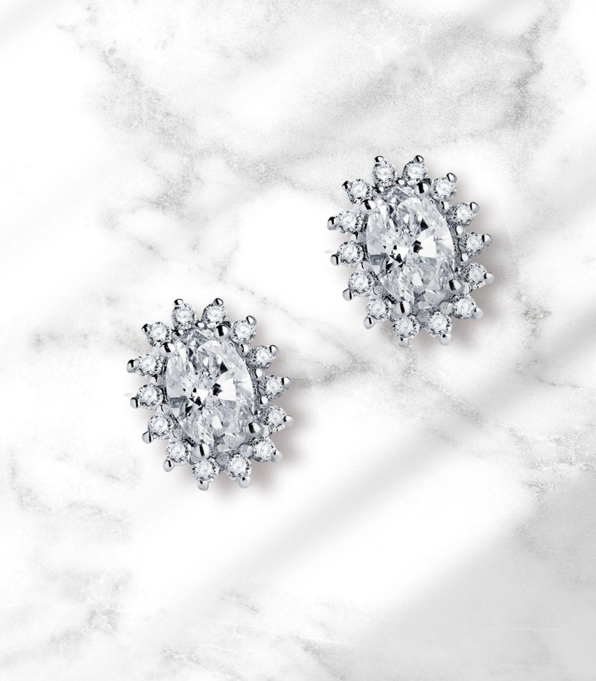 Orecchini con diamante per matrimonio, tipologia Lab-grown