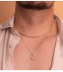Chaîne Marine forçat Or 18K 1.5mm 60cm. Chainettes pour hommes, chaînes massives en or 750.