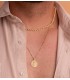 Cadena Ancla forzada Oro 18K 1.5mm 60cm | cadenilla para hombre, cadenas de oro macizas