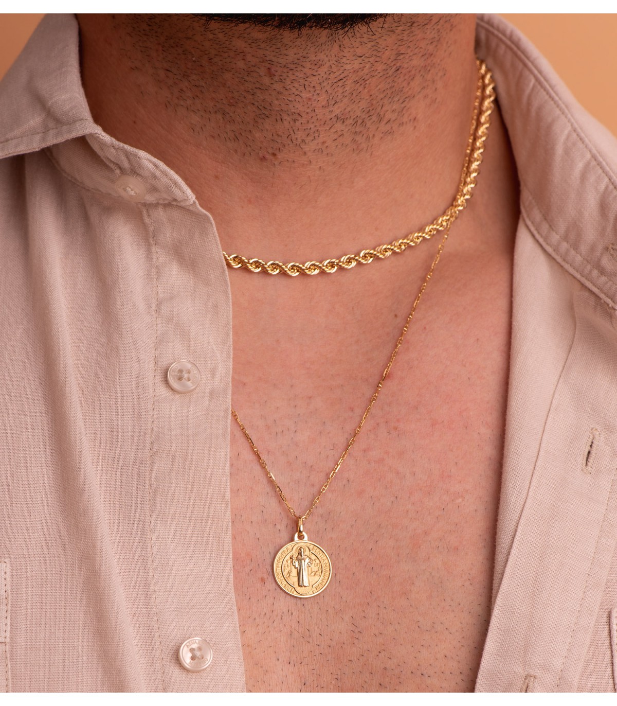 Chaîne Marine forçat Or 18K 1.5mm 60cm. Chainettes pour hommes, chaînes massives en or 750.