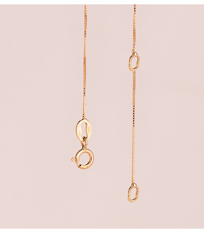 Collana da donna Nora oro giallo 18kt zaffiro ovale