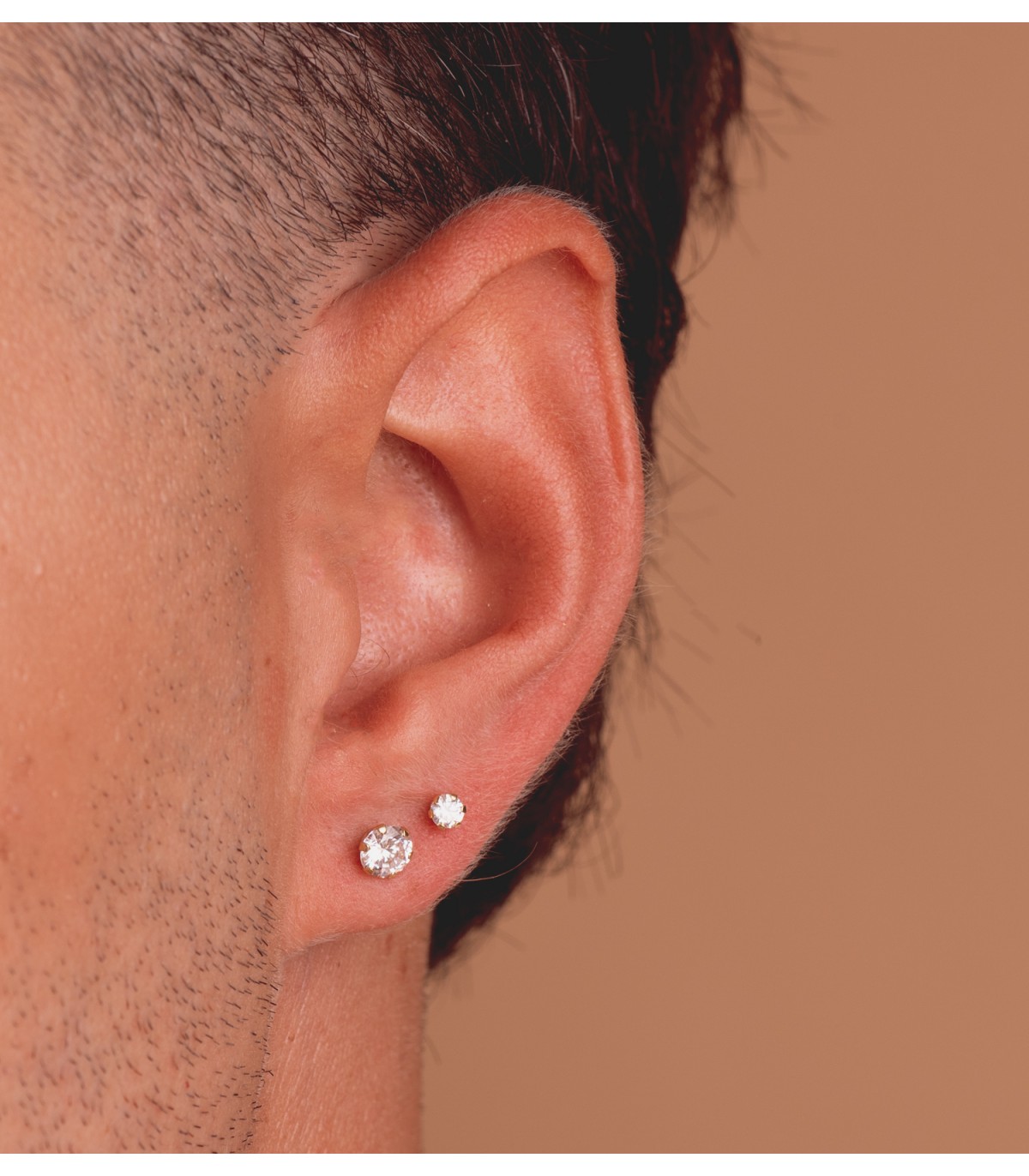 Boucles D'oreilles En Or Avec Pierres Pour Femme - Neuf Avec étiquettes