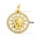 Pendentif  Vierge étoiles 18 K