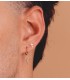 Pendientes Aro Puñal Oro Amarillo 18k AROS CON COLGANTES DE FORMAS