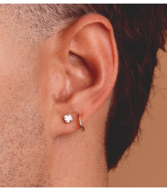 Orecchini a cerchio Morgana oro 18kt 10mm